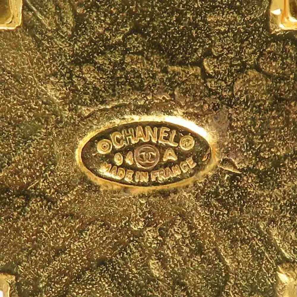 CHANEL Authentic Gold Logo Brooch - Picture 14 of 14